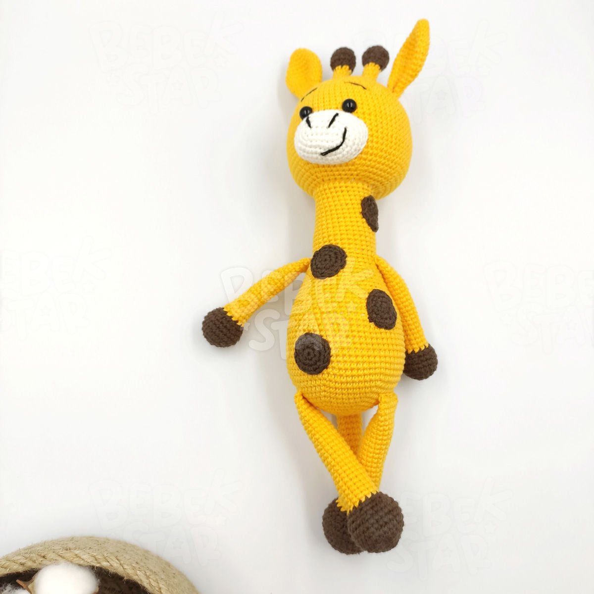Amigurumi Zrafa Hardal - Kahverengi  Oyun Arkada