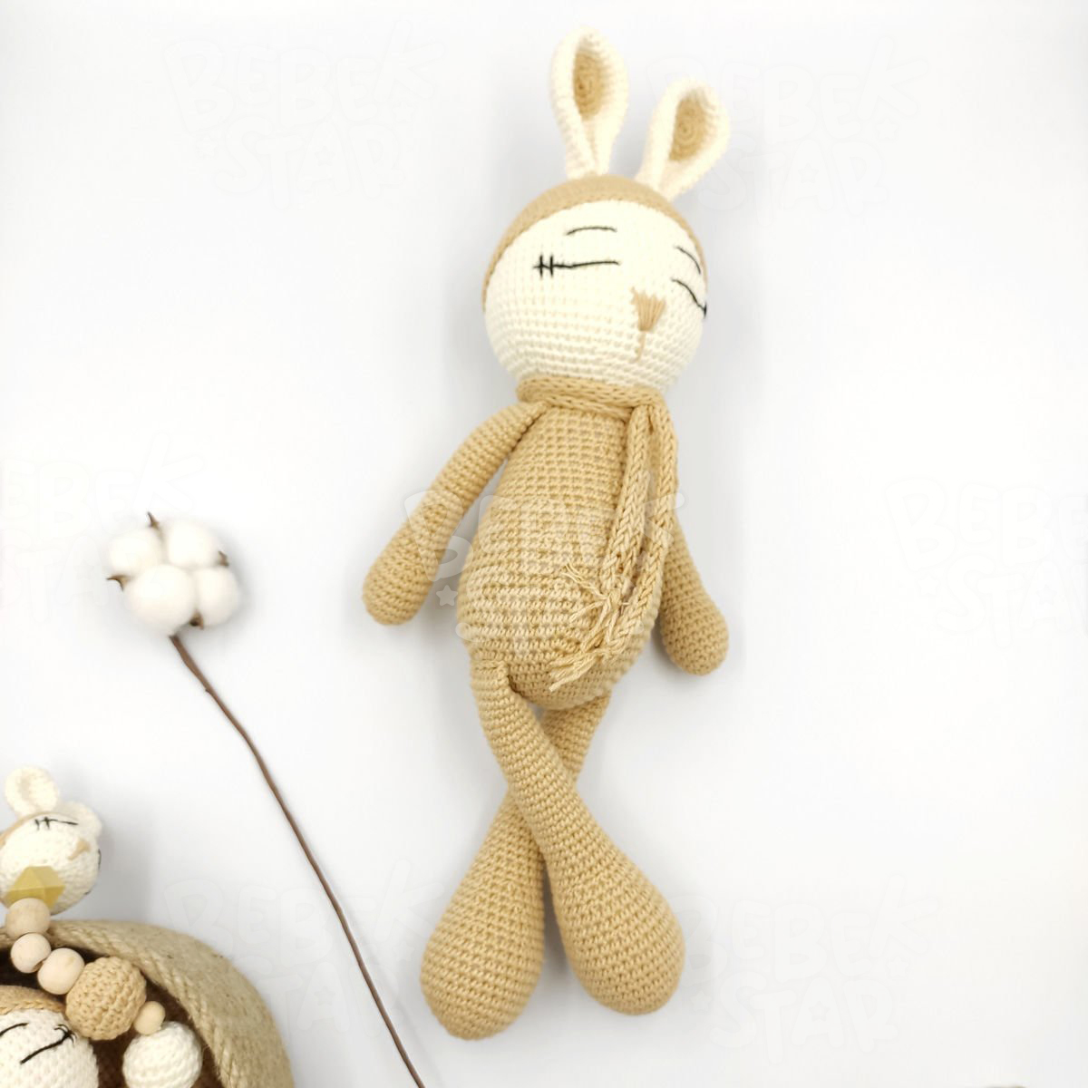 Amigurumi Kahverengi Uykucu Tavan Uyku Arkada